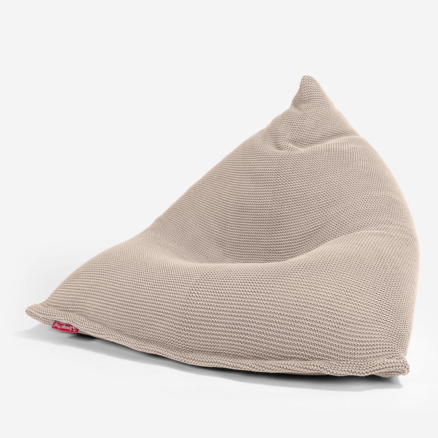 LOUNGE PUG - Puff Pera 'Relajarse' - Ellos Punto Grueso Crema