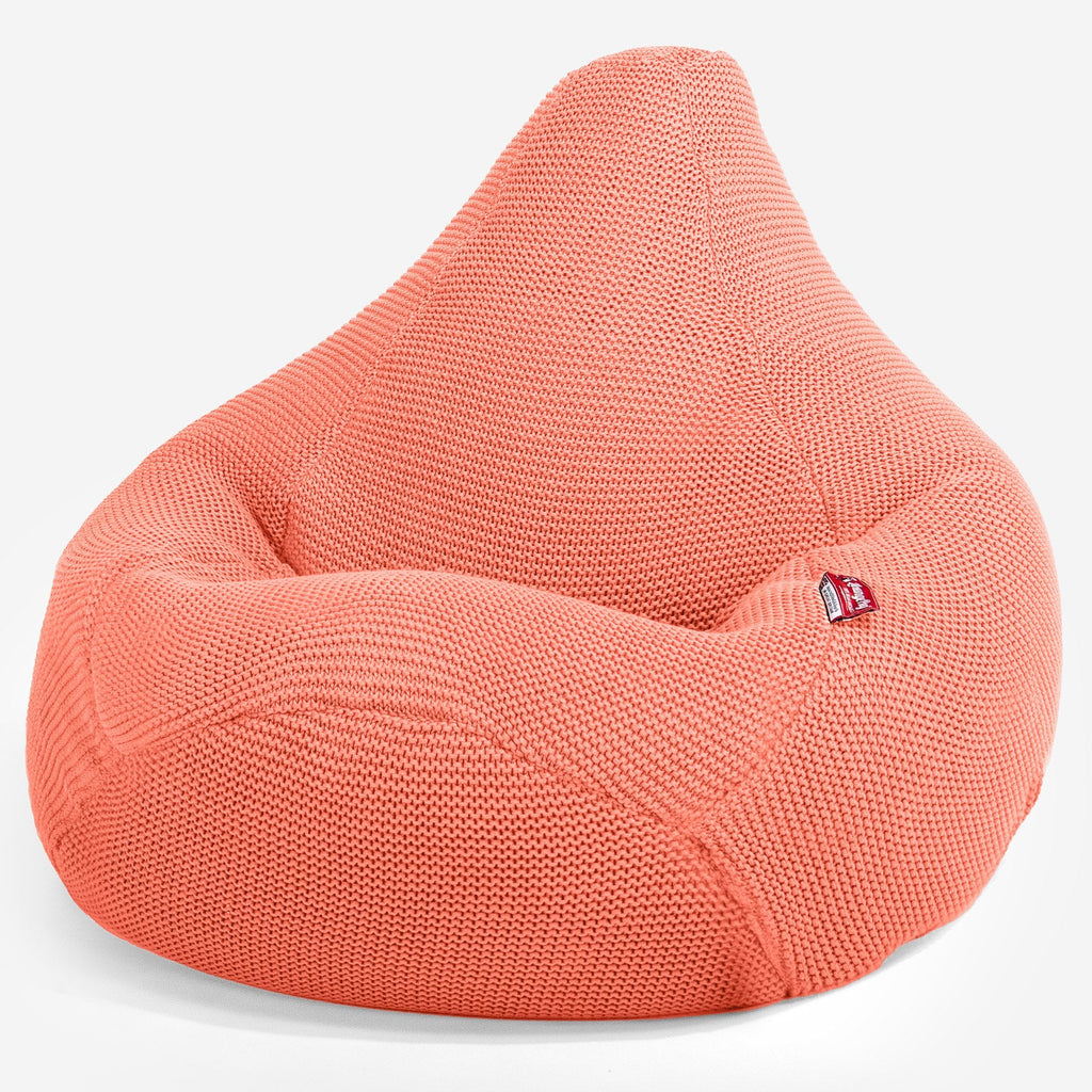 LOUNGE PUG - Silla De Juego Puf - Ellos Punto Grueso Coral