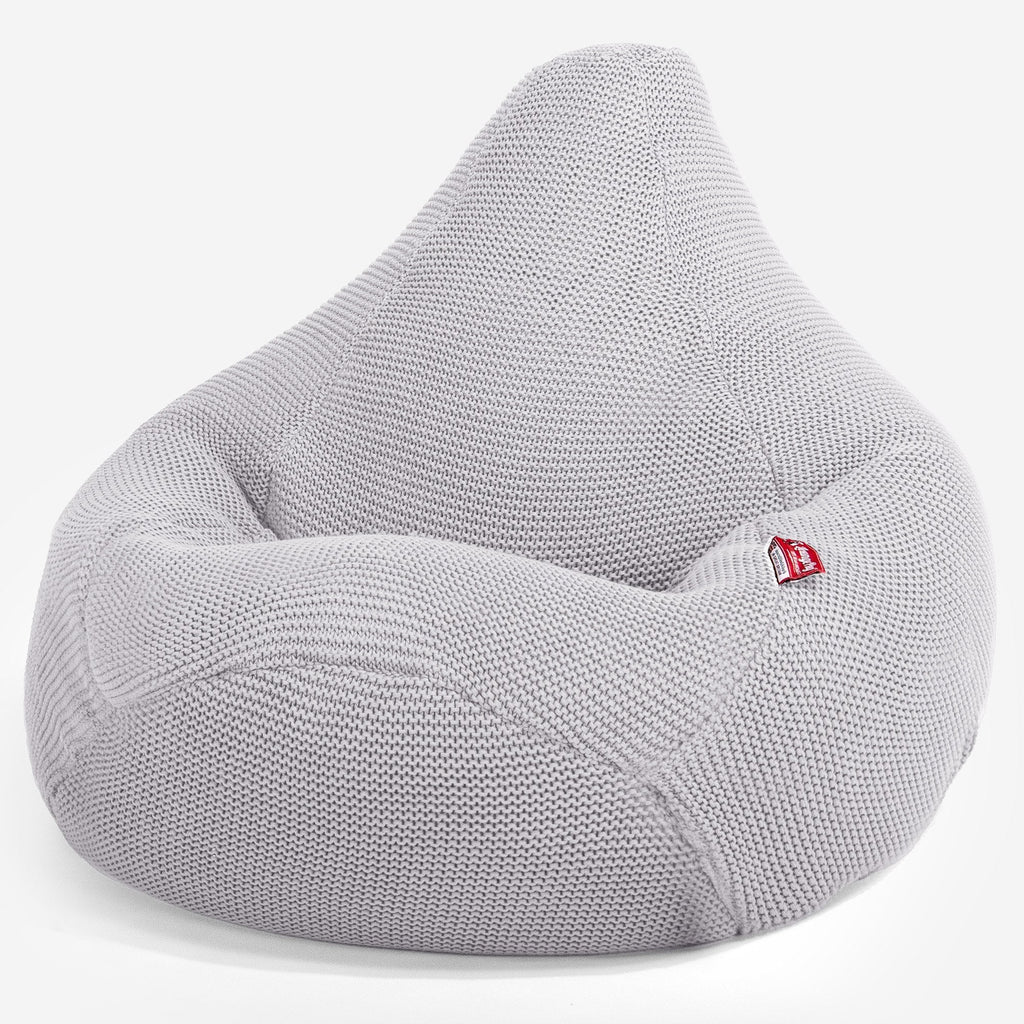 LOUNGE PUG - Silla De Juego Puf - Ellos Punto Grueso Gris claro