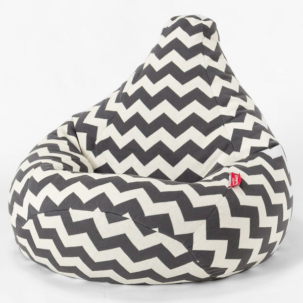 Silla De Juego Puf - Punto Aztec Fabric Close-up Image