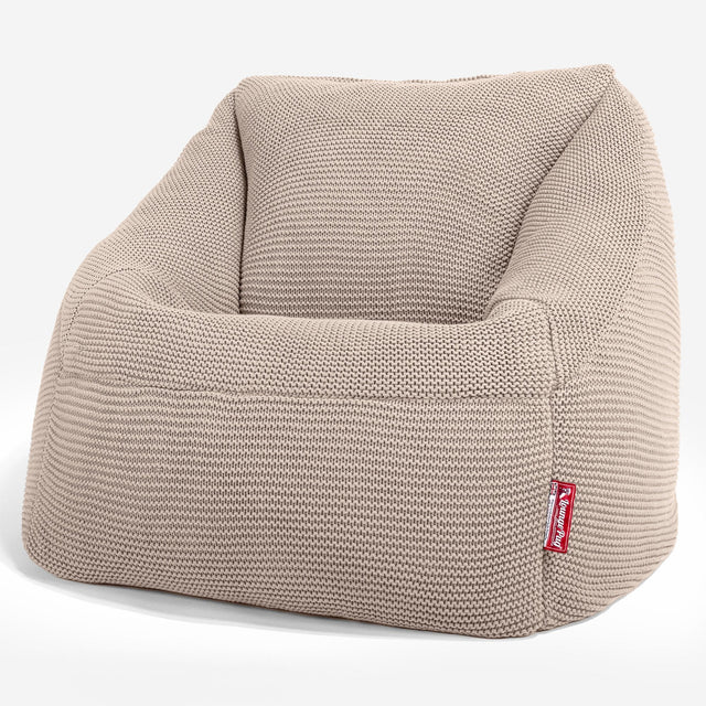 Lounge Pug - Ellos Punto Grueso - Puf Nautilus - Puff Sillón - Crema