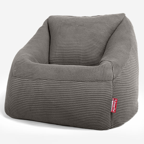 Lounge Pug - Ellos Punto Grueso - Puf Nautilus - Puff Sillón - Gris