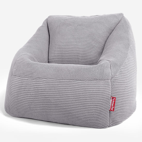 Lounge Pug - Ellos Punto Grueso - Puf Nautilus - Puff Sillón - Gris claro
