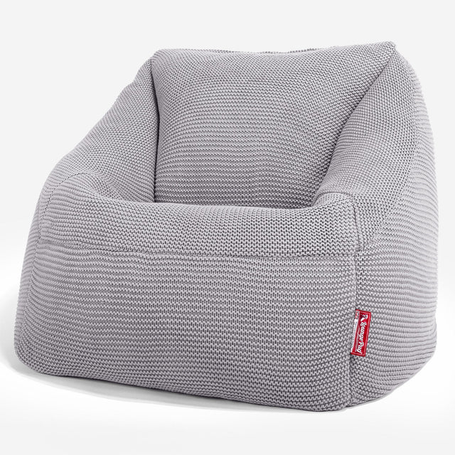 Lounge Pug - Ellos Punto Grueso - Puf Nautilus - Puff Sillón - Gris claro