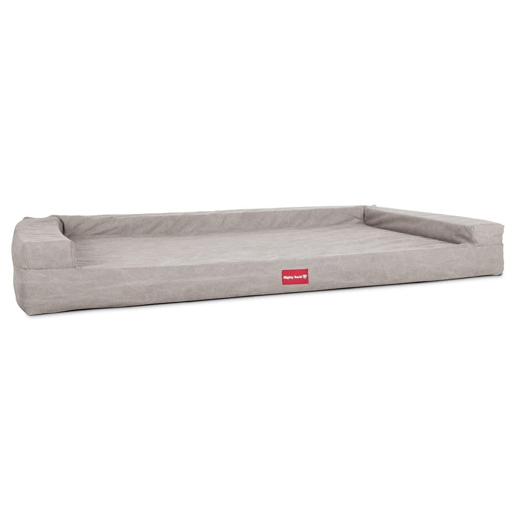 "El Escaño Por Mighty-Bark" - Sofá Para Perros, Cama Pero, Pequeña, Medio, Grande - Vaquero Desgastado Gris