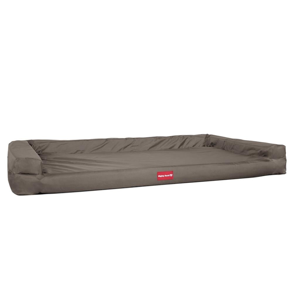 "El Escaño Por Mighty-Bark" - Sofá Para Perros, Cama Pero, Pequeña, Medio, Grande - Impermeable Gris