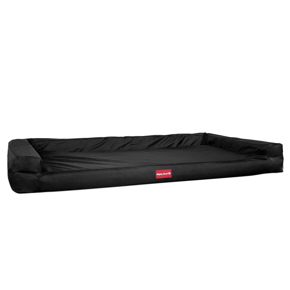 "El Escaño Por Mighty-Bark" - Sofá Para Perros, Cama Pero, Pequeña, Medio, Grande - Impermeable Negro