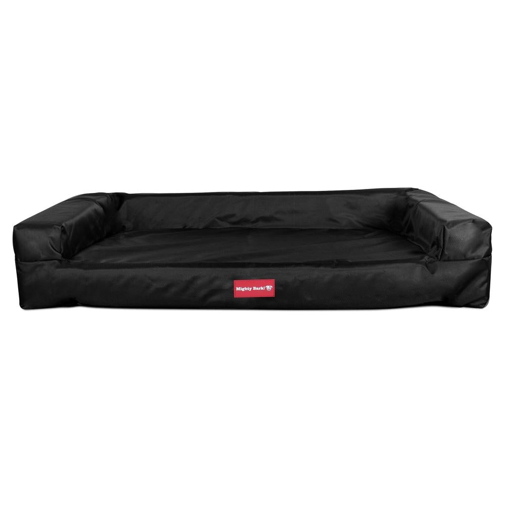 "El Escaño Por Mighty-Bark" - Sofá Para Perros, Cama Pero, Pequeña, Medio, Grande - Impermeable Negro