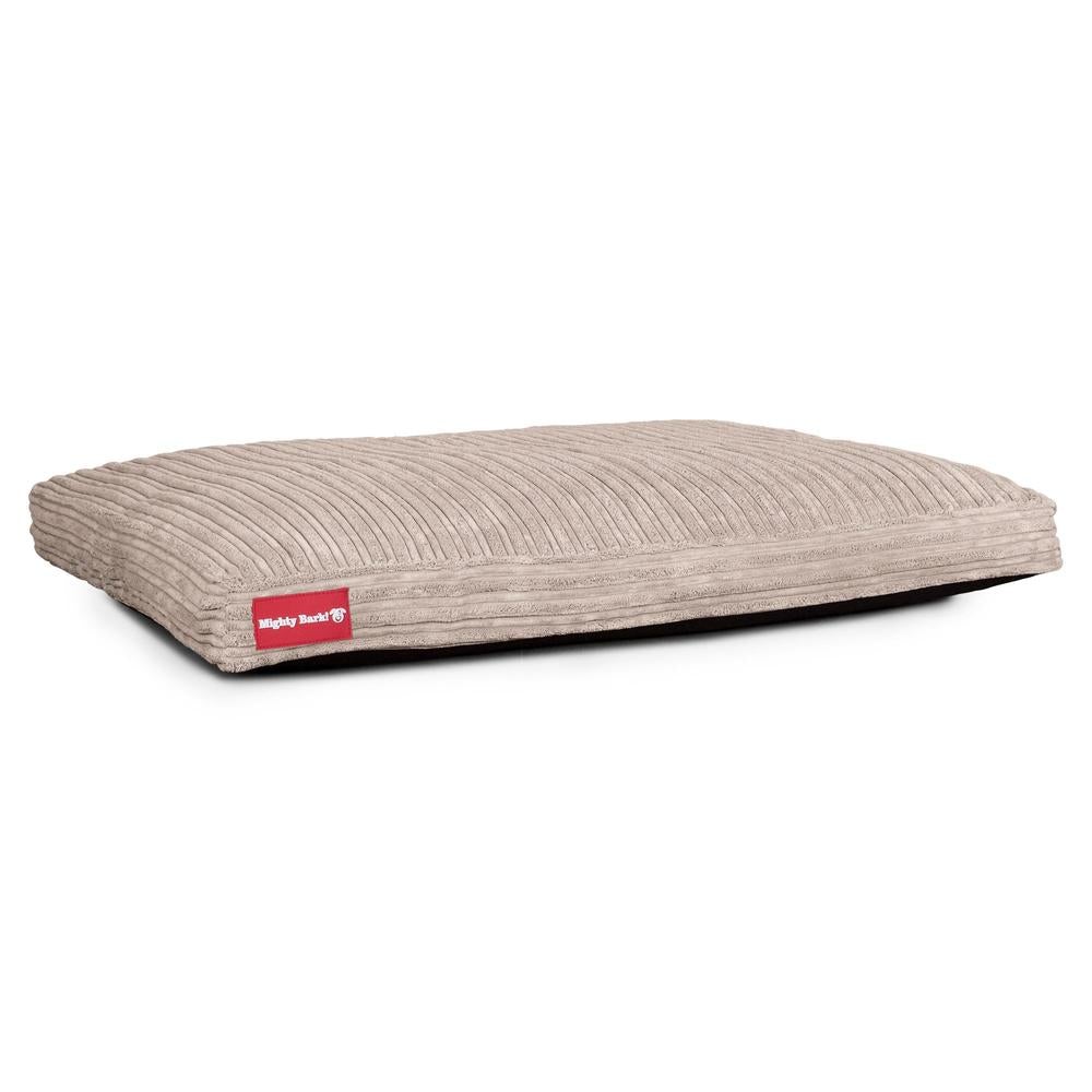 El Colchon Por Mighty-Bark - Ortopédica Rectangular Colchon Para Perros, Cama Pero, Pequeña, Grande - Pana Clásica Visón