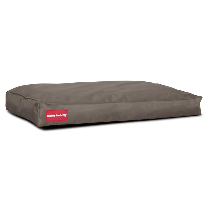 El Colchon Por Mighty-Bark - Ortopédica Rectangular Colchon Para Perros, Cama Pero, Pequeña, Grande - Impermeable Gris