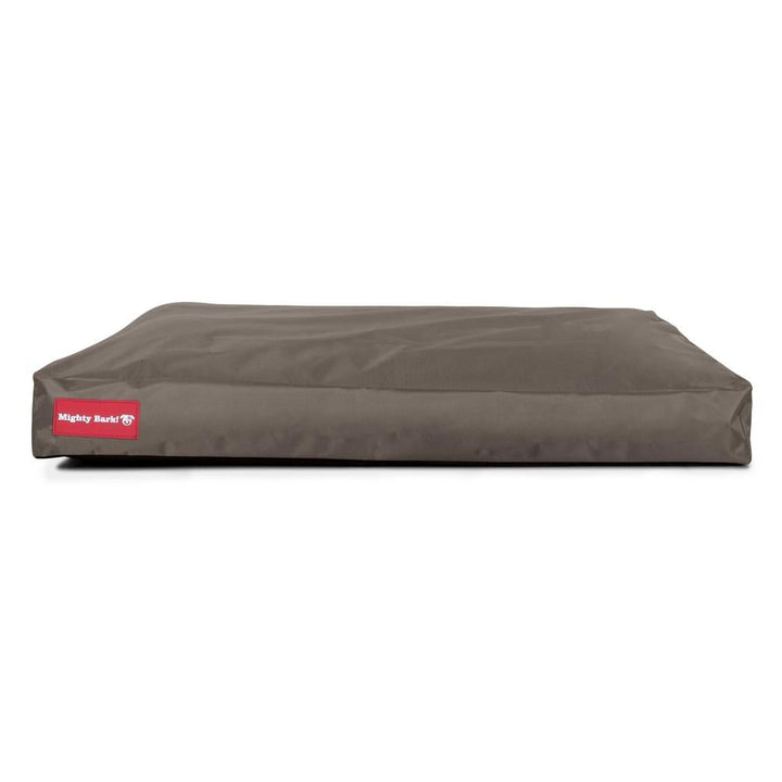 El Colchon Por Mighty-Bark - Ortopédica Rectangular Colchon Para Perros, Cama Pero, Pequeña, Grande - Impermeable Gris