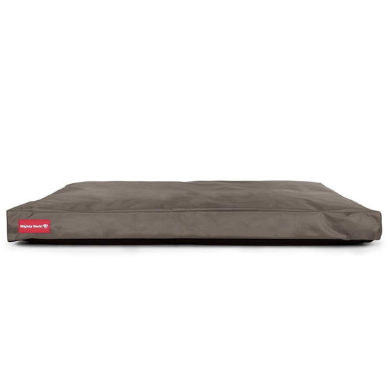 El Colchon Por Mighty-Bark - Ortopédica Rectangular Colchon Para Perros, Cama Pero, Pequeña, Grande - Impermeable Gris