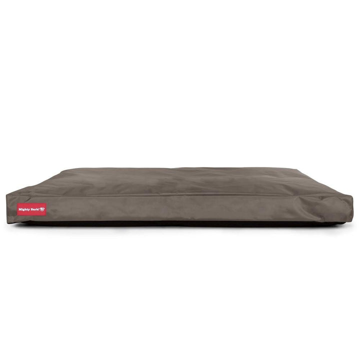 El Colchon Por Mighty-Bark - Ortopédica Rectangular Colchon Para Perros, Cama Pero, Pequeña, Grande - Impermeable Gris