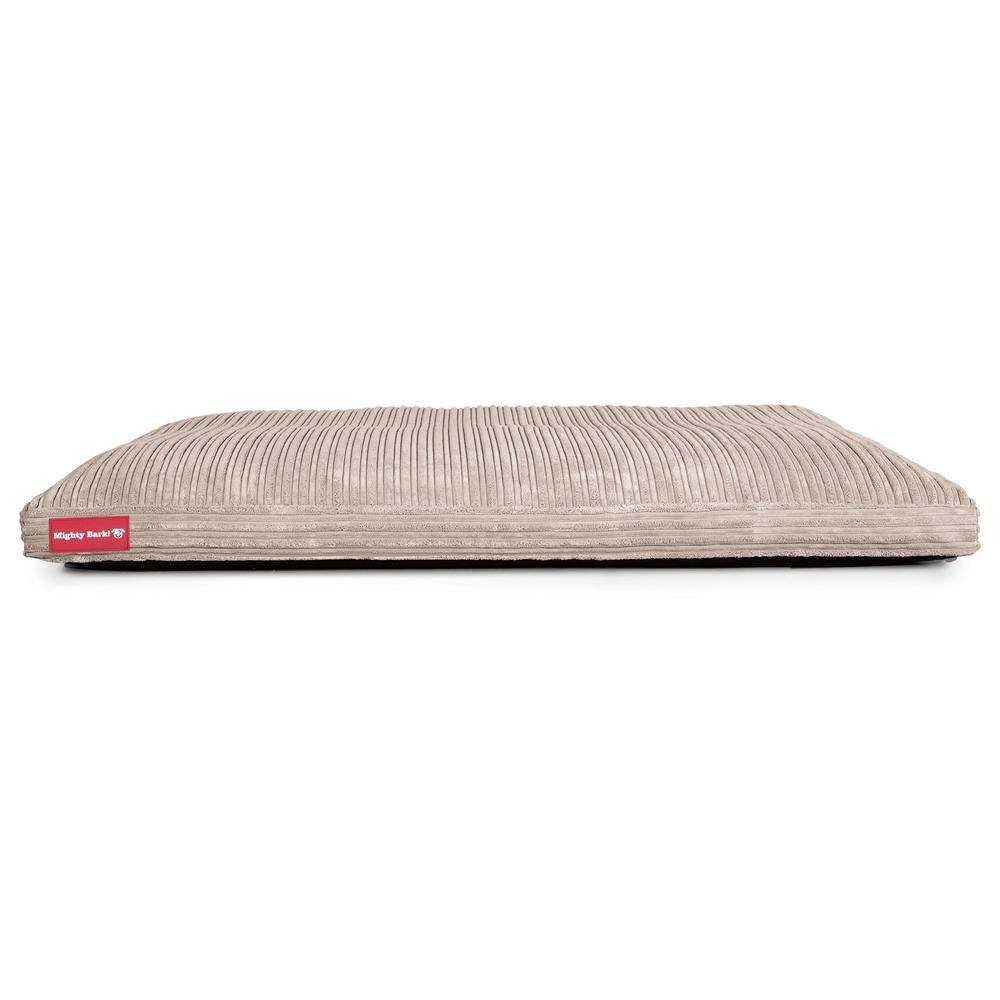 El Colchon Por Mighty-Bark - Ortopédica Rectangular Colchon Para Perros, Cama Pero, Pequeña, Grande - Pana Clásica Visón