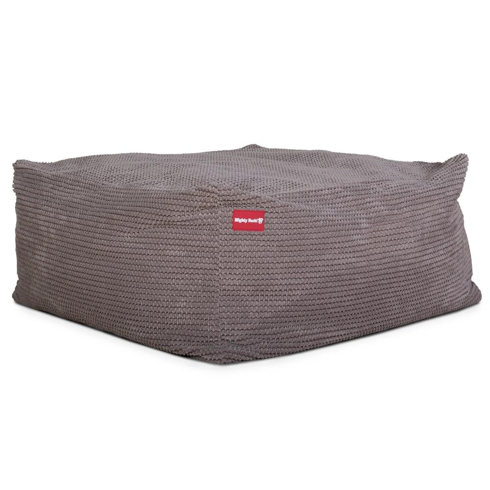 "El Gigante Por Mighty-Bark" - Cama Para Perros Grandes, Cama Pero, Pequeña, Grande, XXL - Pompón Carbón Gris