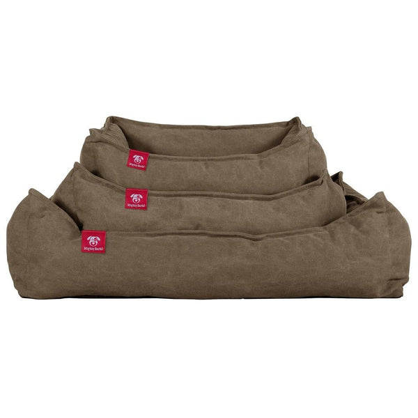 "El Nido Por Mighty-Bark" - Ortopédica Cama Para Perros, Cama Pero, Pequeña, Medio, Grande - Vaquero Desgastado Tierra