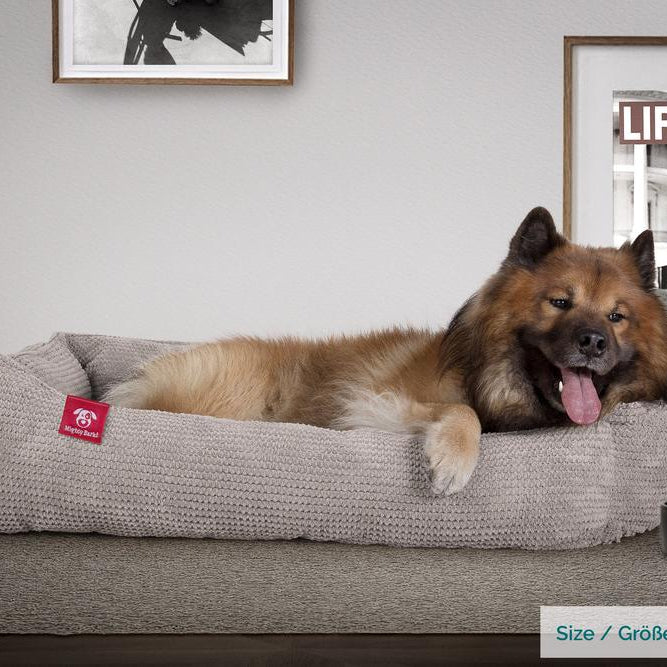 "El Nido Por Mighty-Bark" - Ortopédica Cama Para Perros, Cama Pero, Pequeña, Medio, Grande - Pompón Visón