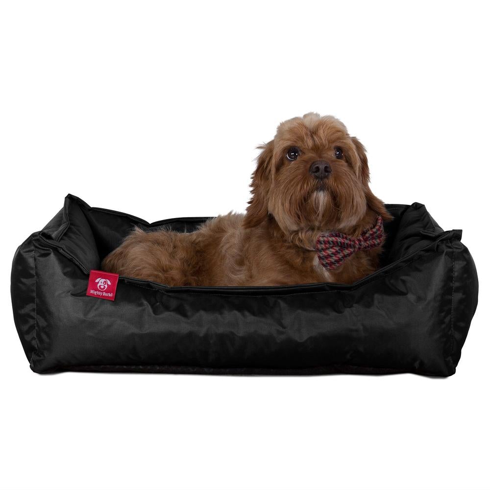 "El Nido Por Mighty-Bark" - Ortopédica Cama Para Perros, Cama Pero, Pequeña, Medio, Grande - Impermeable Negro