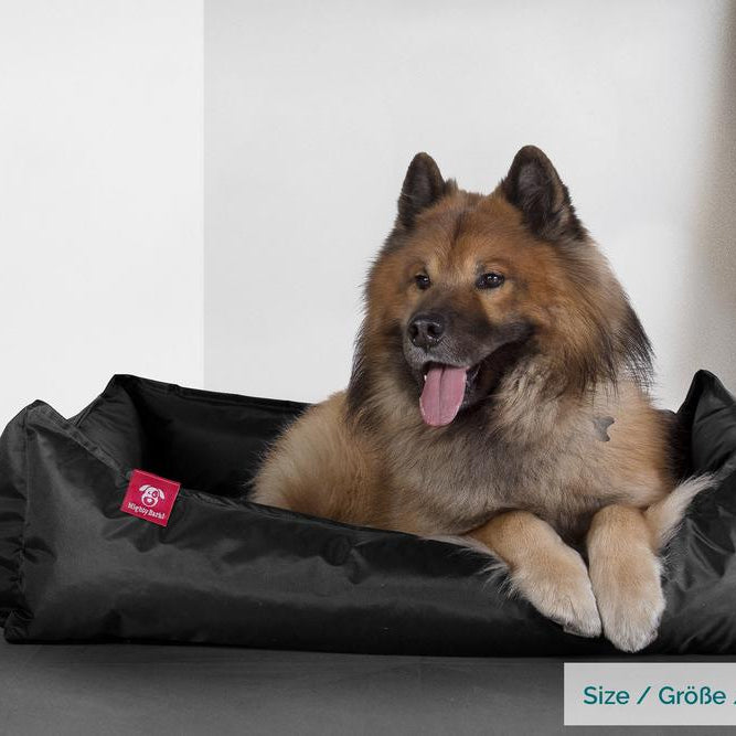 "El Nido Por Mighty-Bark" - Ortopédica Cama Para Perros, Cama Pero, Pequeña, Medio, Grande - Impermeable Negro
