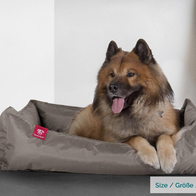 "El Nido Por Mighty-Bark" - Ortopédica Cama Para Perros, Cama Pero, Pequeña, Medio, Grande - Impermeable Gris