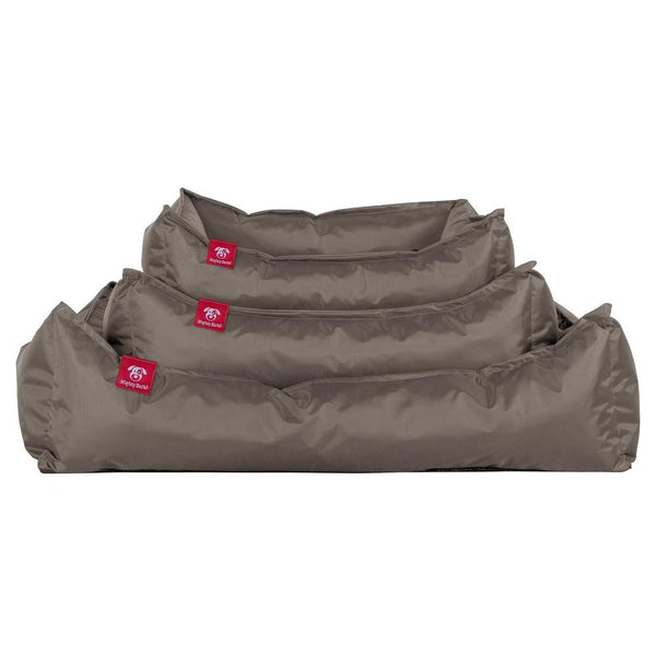 "El Nido Por Mighty-Bark" - Ortopédica Cama Para Perros, Cama Pero, Pequeña, Medio, Grande - Impermeable Gris