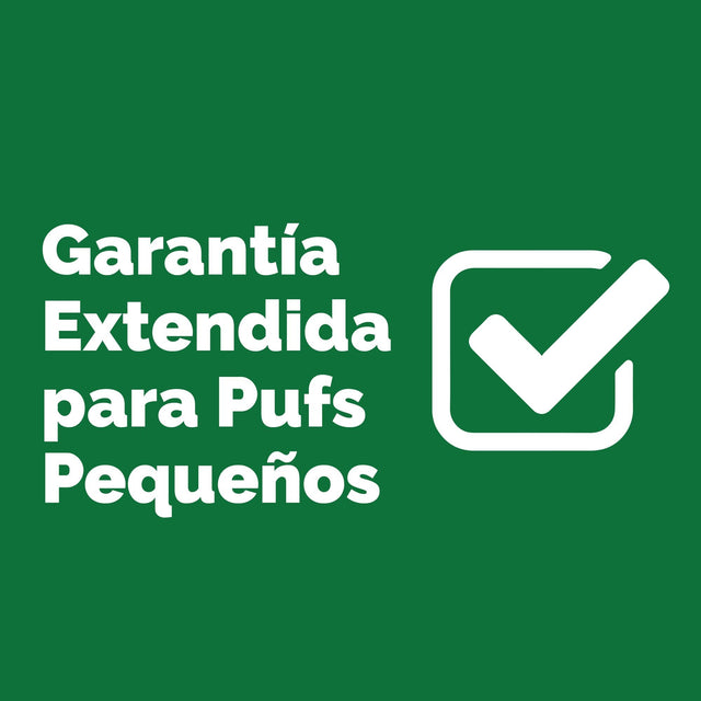 Big Bertha Original, Garantía Extendida para Pufs Pequeños