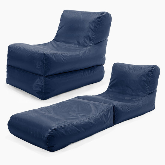 SmartCanvas™ Puf Hamaca - Azul Marino 01