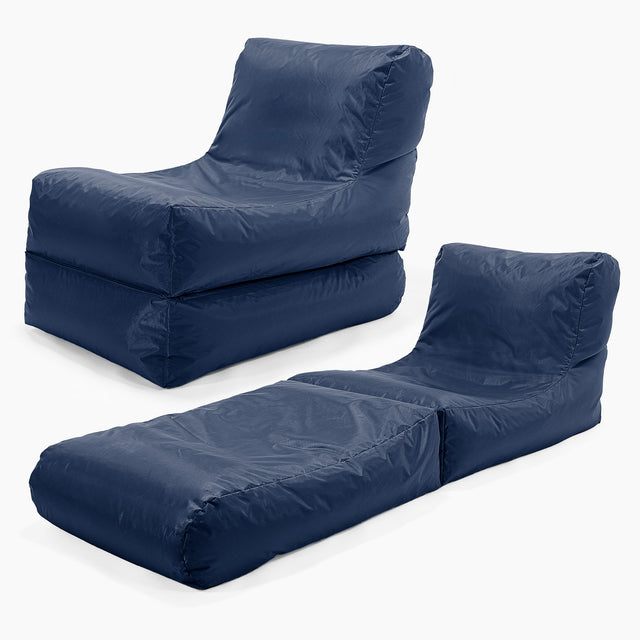 SmartCanvas™ Puf Hamaca - Azul Marino 01