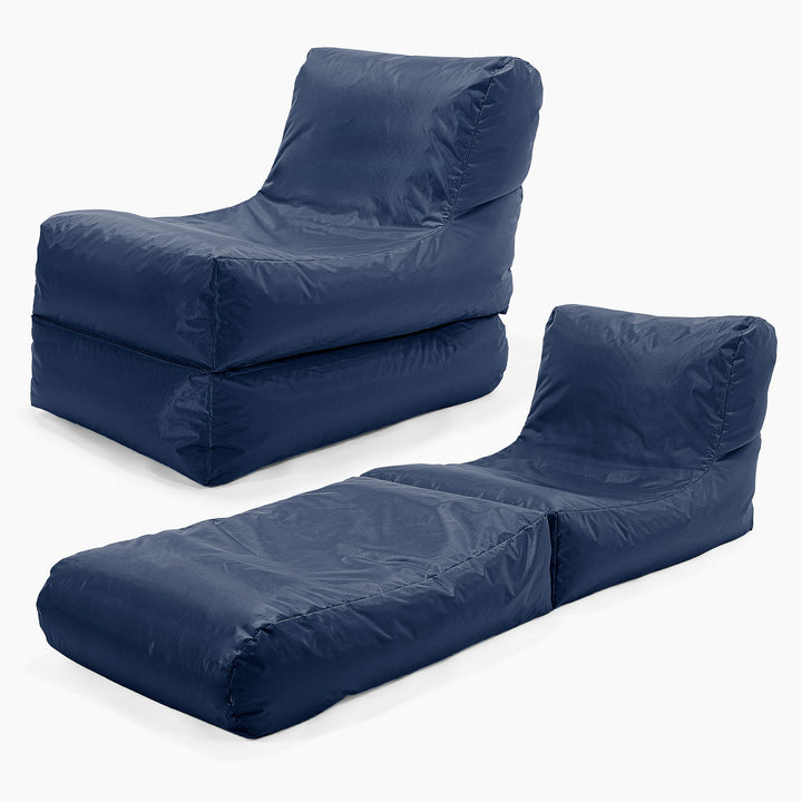 SmartCanvas™ Puf Hamaca - Azul Marino 01