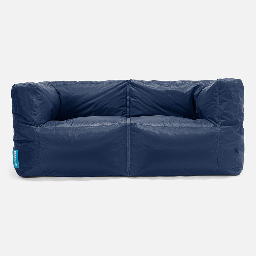 SmartCanvas™ Puf Sofá Modular 2 piezas - Azul Marino 01