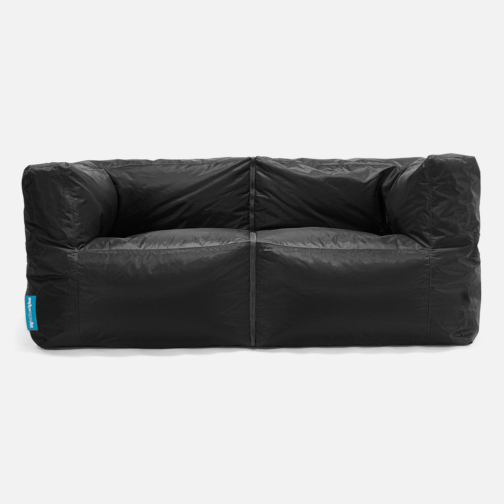 SmartCanvas™ Puf Sofá Modular 2 piezas - Negro 01