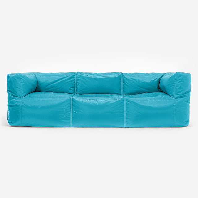 SmartCanvas™ Puf Sofá Modular 3 piezas - Agua 01