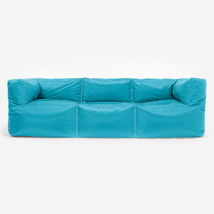 SmartCanvas™ Puf Sofá Modular 3 piezas - Agua 01
