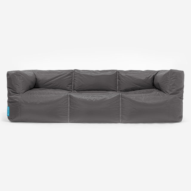 SmartCanvas™ Puf Sofá Modular 3 piezas - Grafito 01