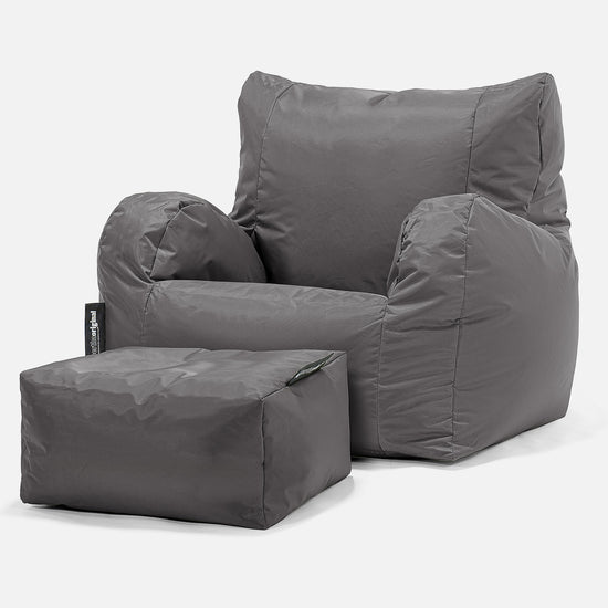 SmartCanvas™ Puff Sillón, Puf - Grafito 02