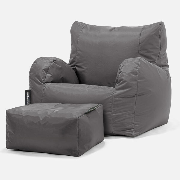 SmartCanvas™ Puff Sillón, Puf - Grafito 01