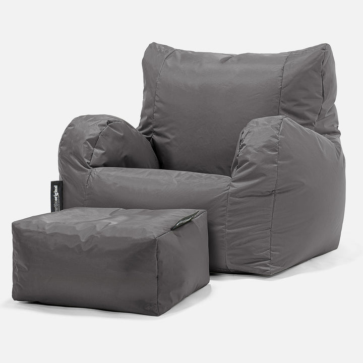 SmartCanvas™ Puff Sillón, Puf - Grafito 02