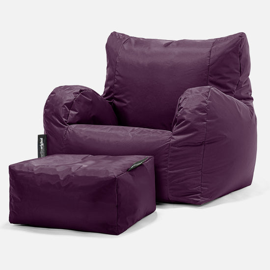 Puff Sillón, Puf - SmartCanvas™ Morado 02