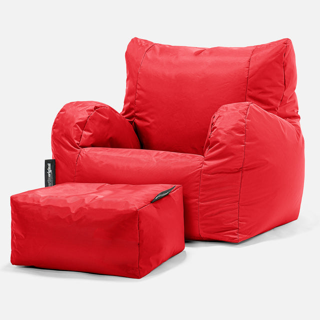 Puff Sillón, Puf - SmartCanvas™ Rojo 02
