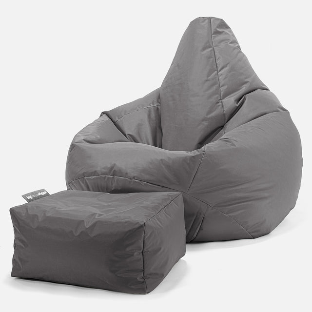 SmartCanvas™ Silla De Juego Puff - Grafito 01