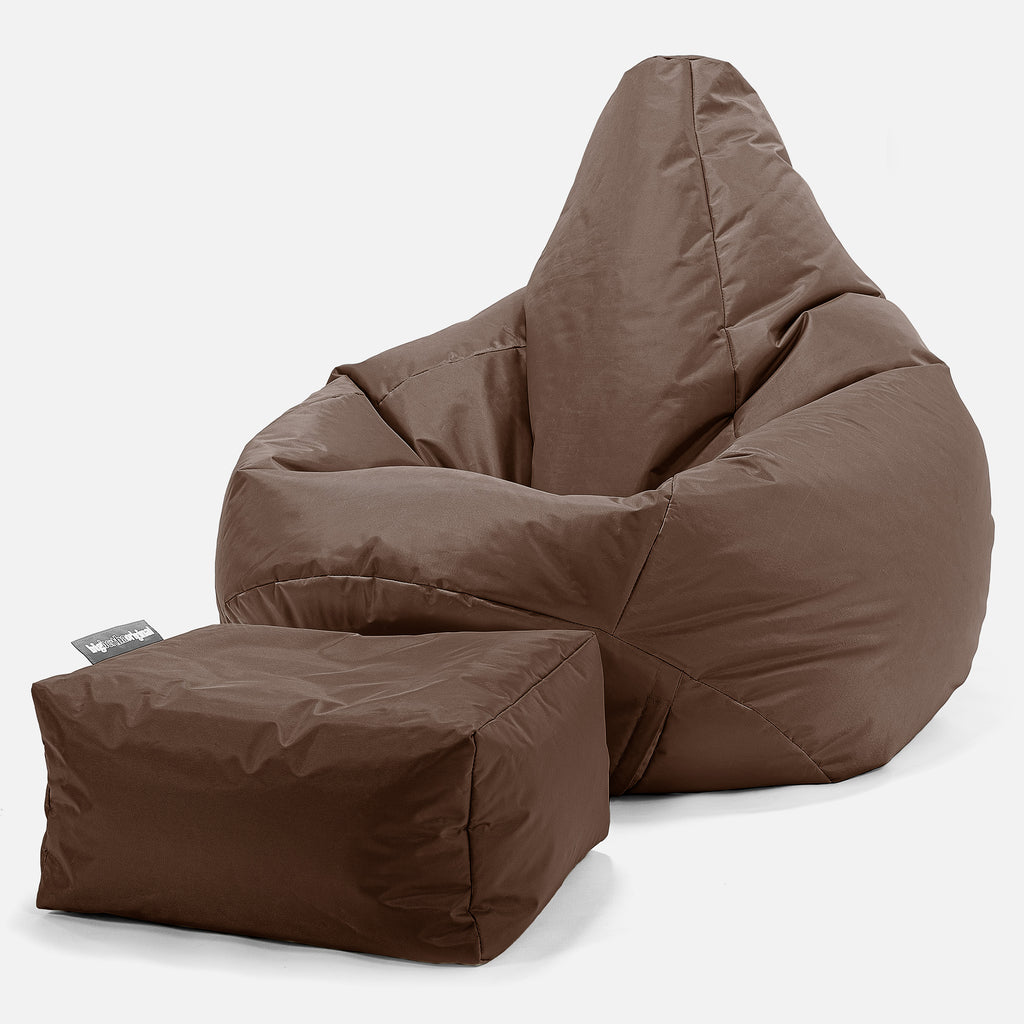 SmartCanvas™ Silla De Juego Puff - Marrón 01