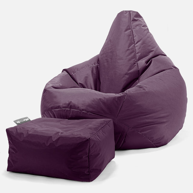 SmartCanvas™ Silla De Juego Puff - Morado 01