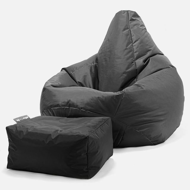 SmartCanvas™ Silla De Juego Puff - Negro 01