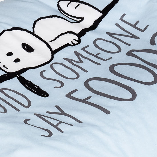 Charlie Brown y Snoopy Cama Encorvada para Perros Grande - Hambriento 03