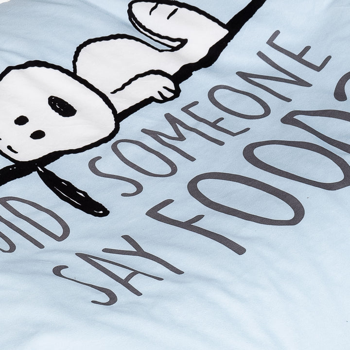 Charlie Brown y Snoopy Cama Encorvada para Perros Grande - Hambriento 03