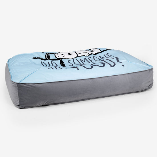 Charlie Brown y Snoopy Cama Encorvada para Perros XL - Hambriento 02