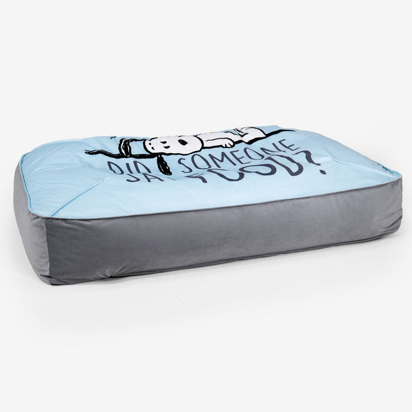 Charlie Brown y Snoopy Cama Encorvada para Perros XL - Hambriento 01