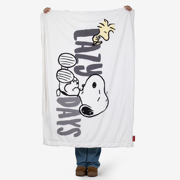Charlie Brown y Snoopy Manta de Sofá - Días Flojos 01