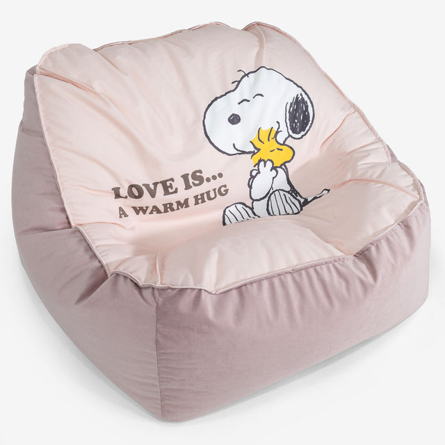 Charlie Brown y Snoopy Puf Silla Encorvada - Amor 01