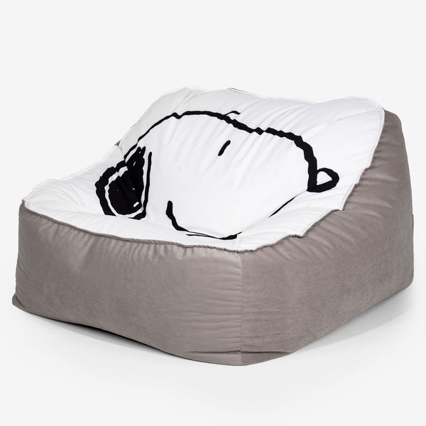 Charlie Brown y Snoopy Puf Silla Encorvada - Snoopy  02